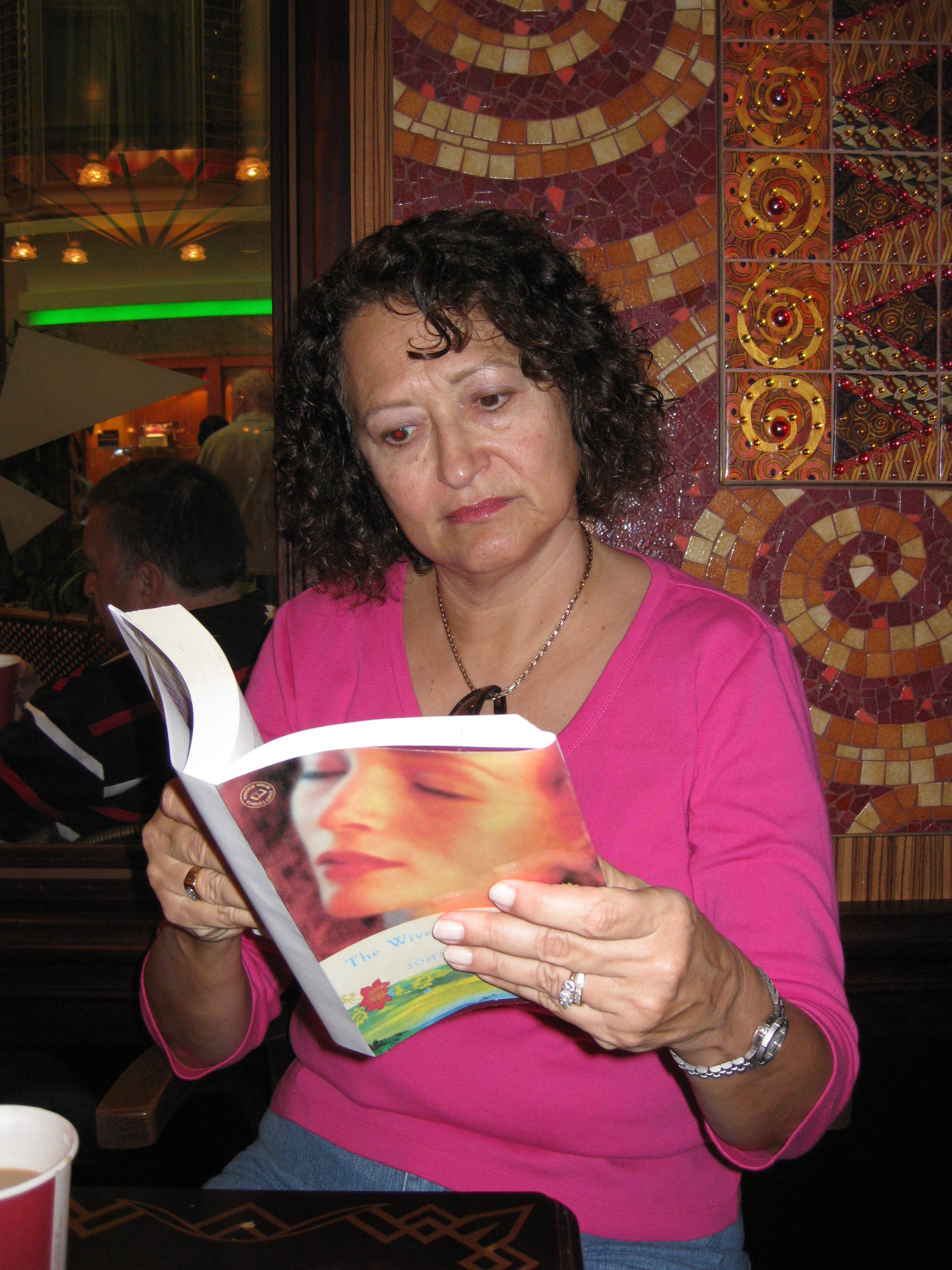 READING "WIVES" IN MALAGA, SPAIN